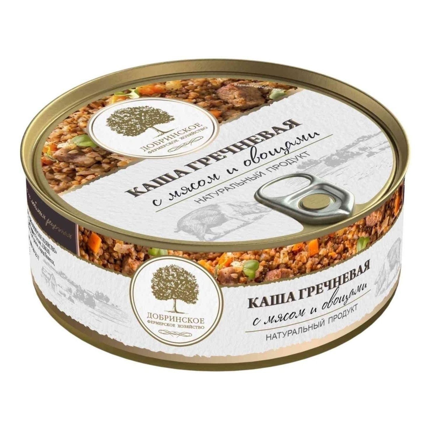 Каша с мясом Добринское фермерское хозяйство 325 г