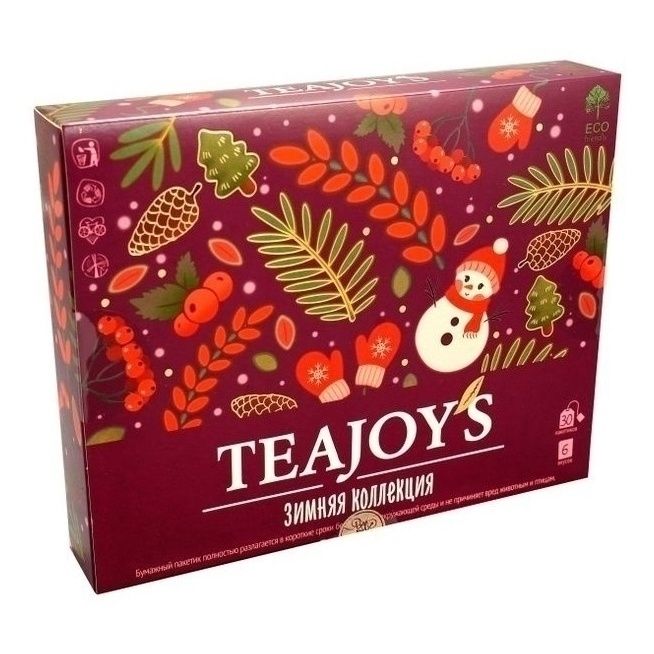 Зеленый чай TeaJoys в пакетиках 60 г