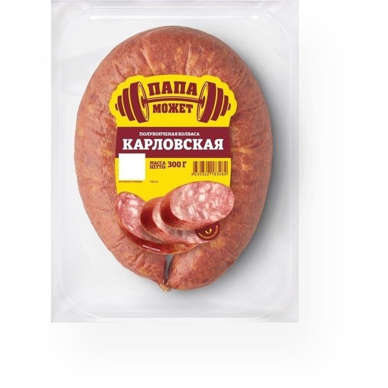 Колбаса полукопченая Папа Может 300 г