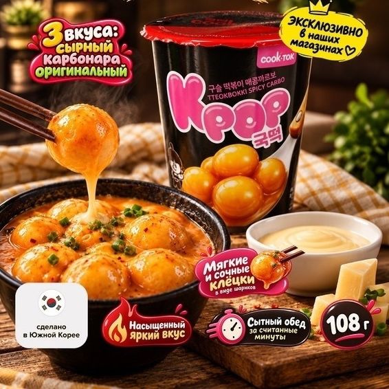 Токпокки Cook-tok 108 г