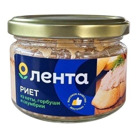Риет скумбрию Лента 140 г