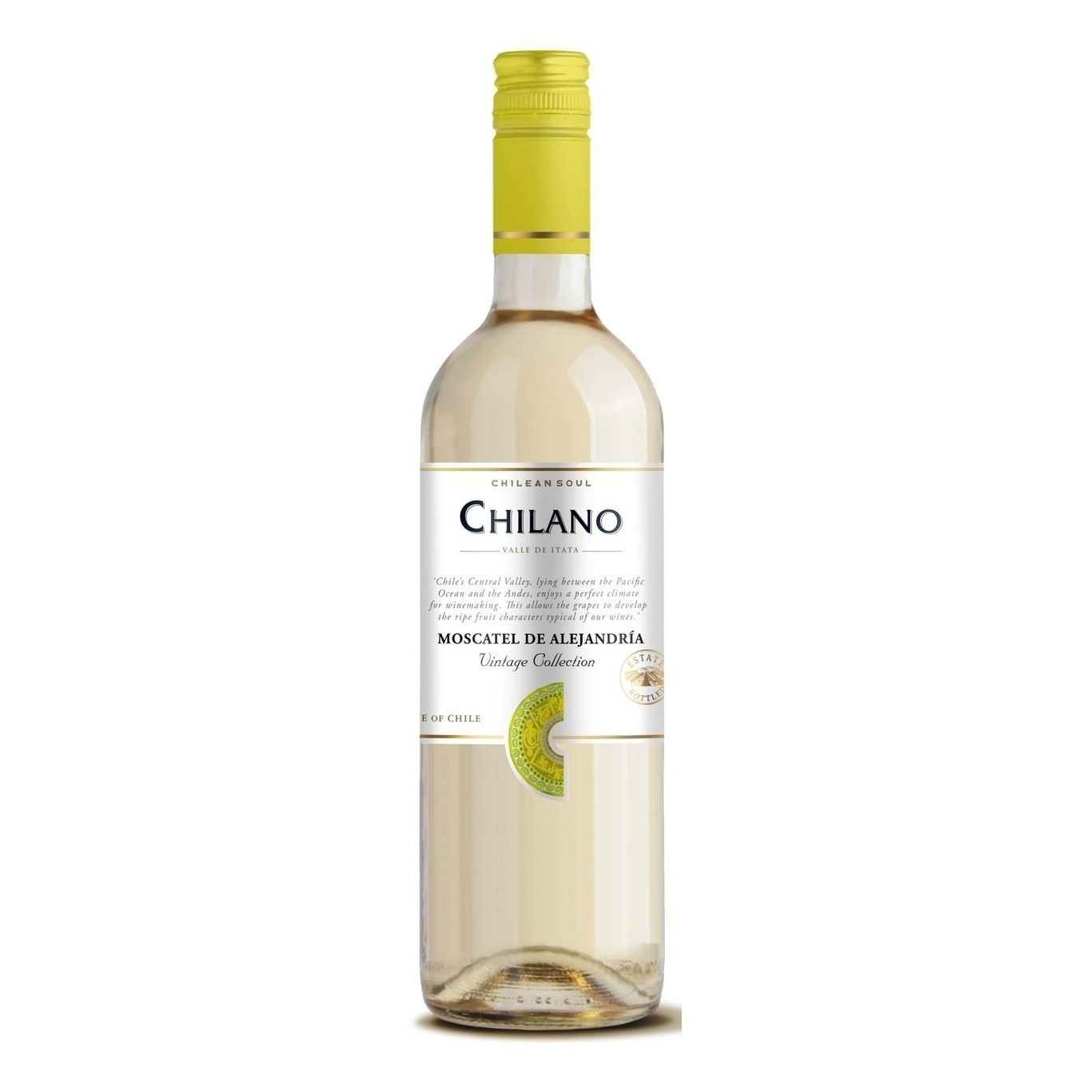 Белое полусладкое вино Chilano Мускат 0,75 л