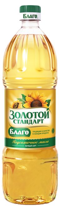 Масло подсолнечное Золотой Стандарт 1 л