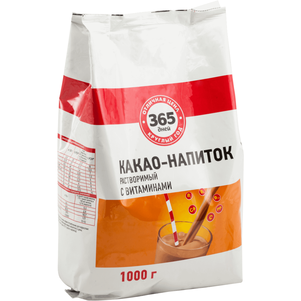 Какао-напиток 365 дней 1 кг