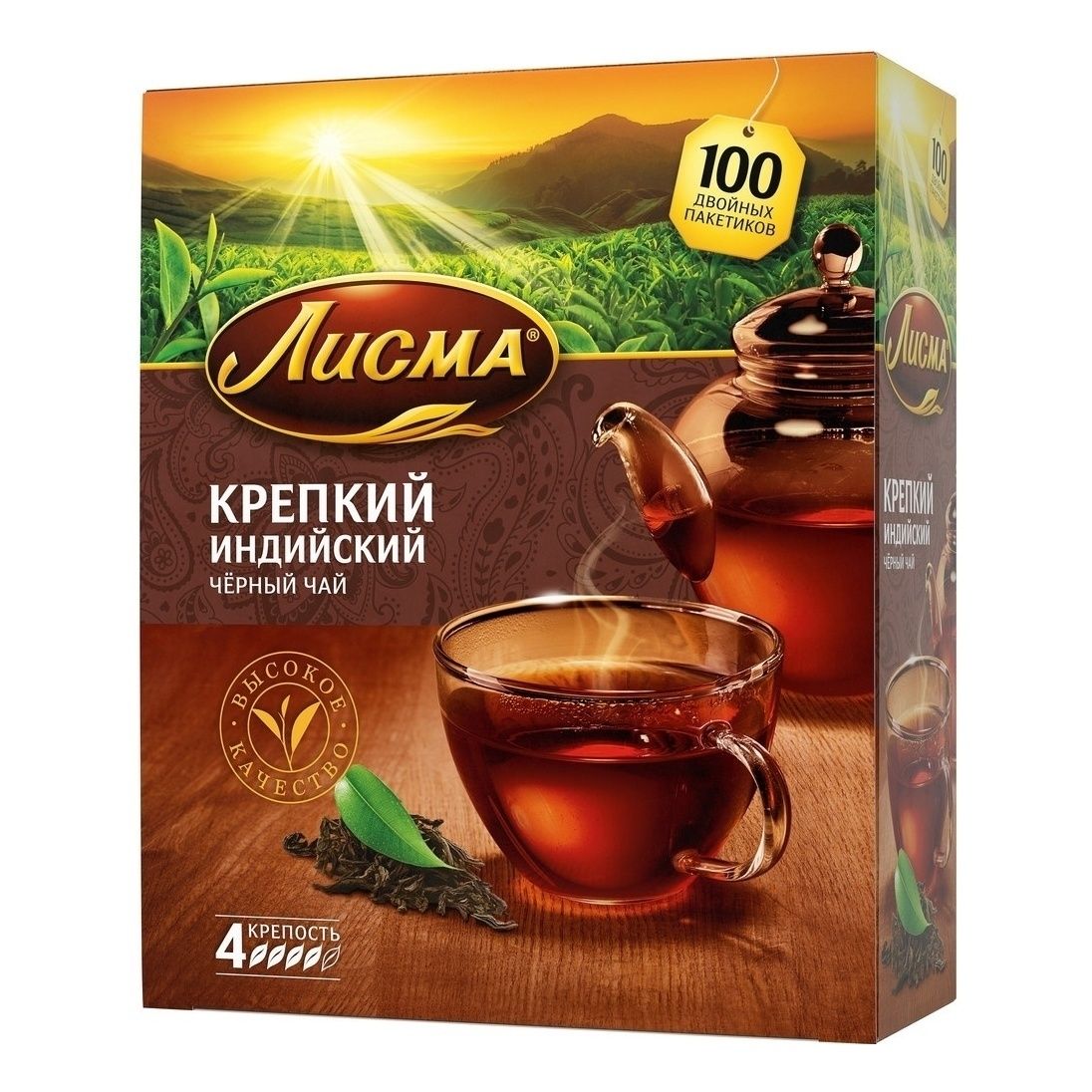 Чай Лисма в пакетиках 200 г