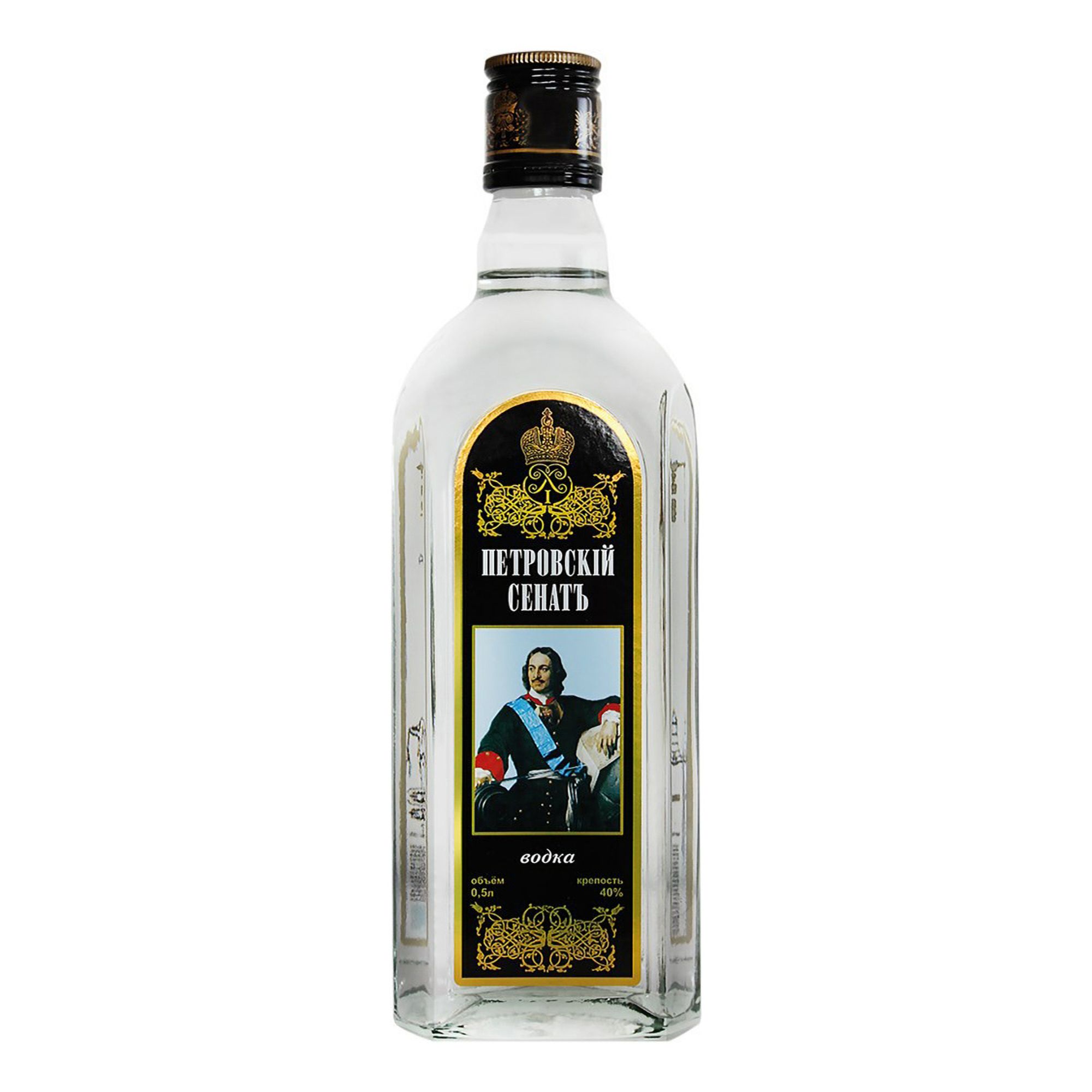 Водка Петровский сенатъ 0,5 л