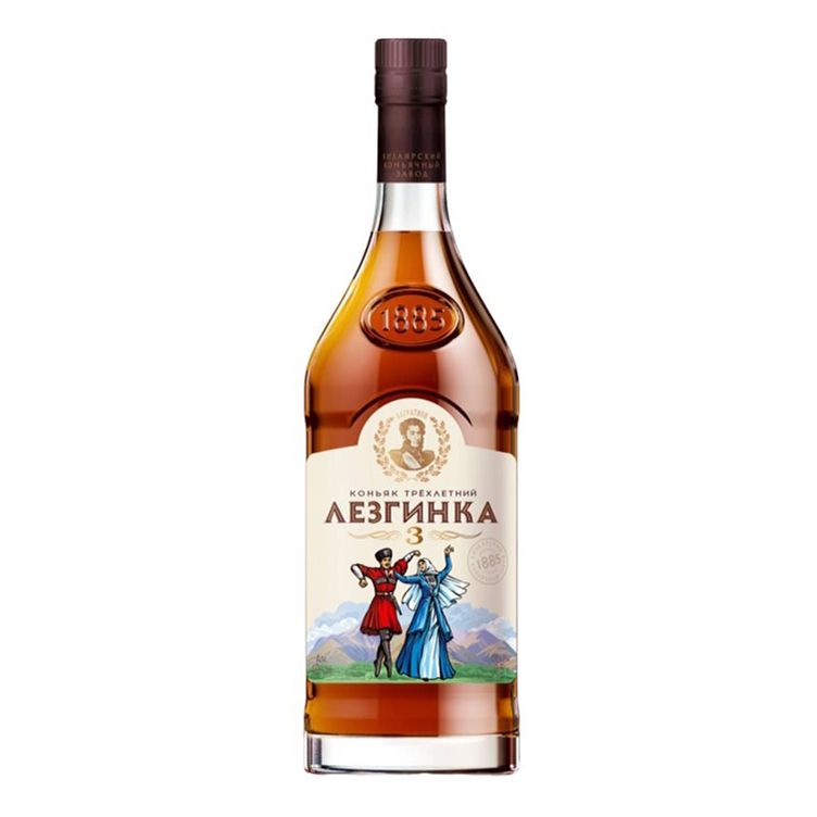 Коньяк Лезгинка 3 года 0,5 л