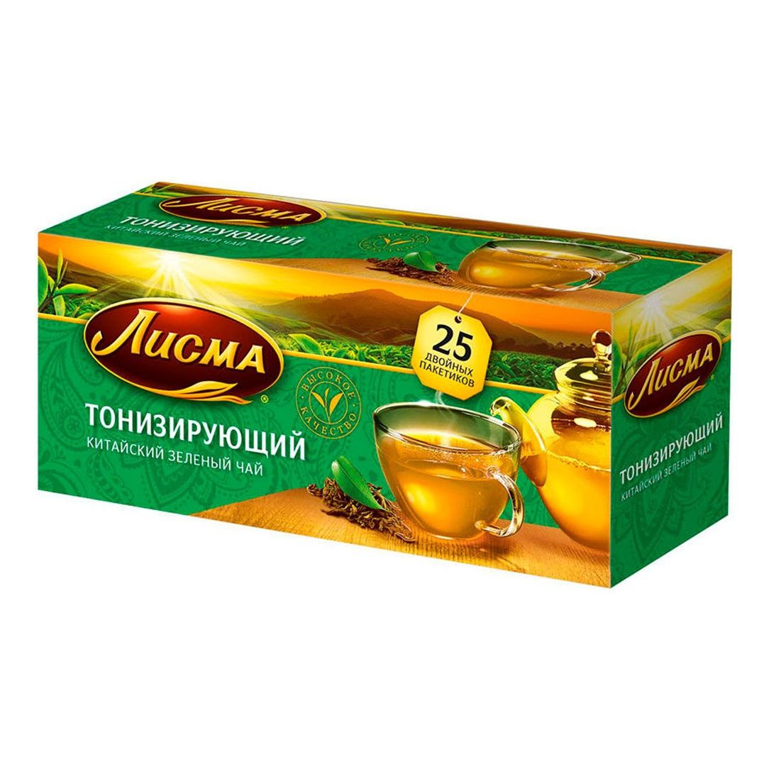 Зеленый чай Лисма в пакетиках 50 г