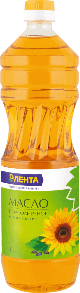 Масло подсолнечное Лента 1 л