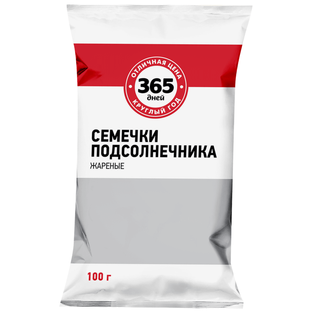 Семечки подсолнечные 365 дней 100 г