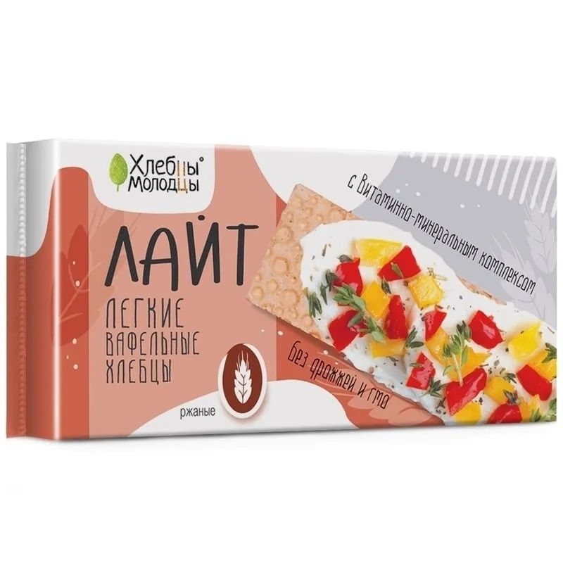 Хлеб ржаной Хлебцы-Молодцы 70 г