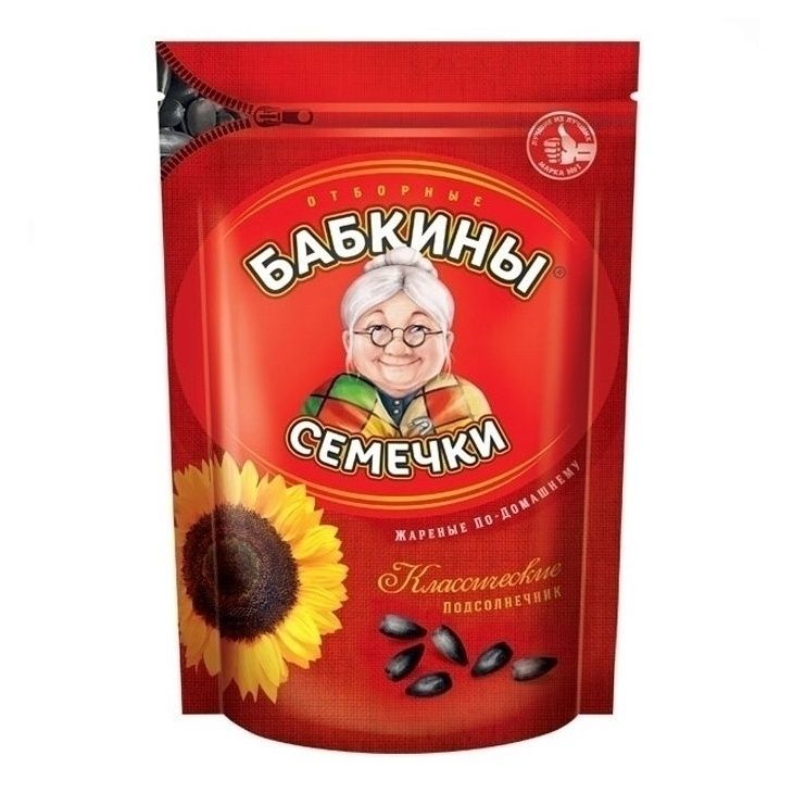 Семечки подсолнечные Бабкины семечки 190 г