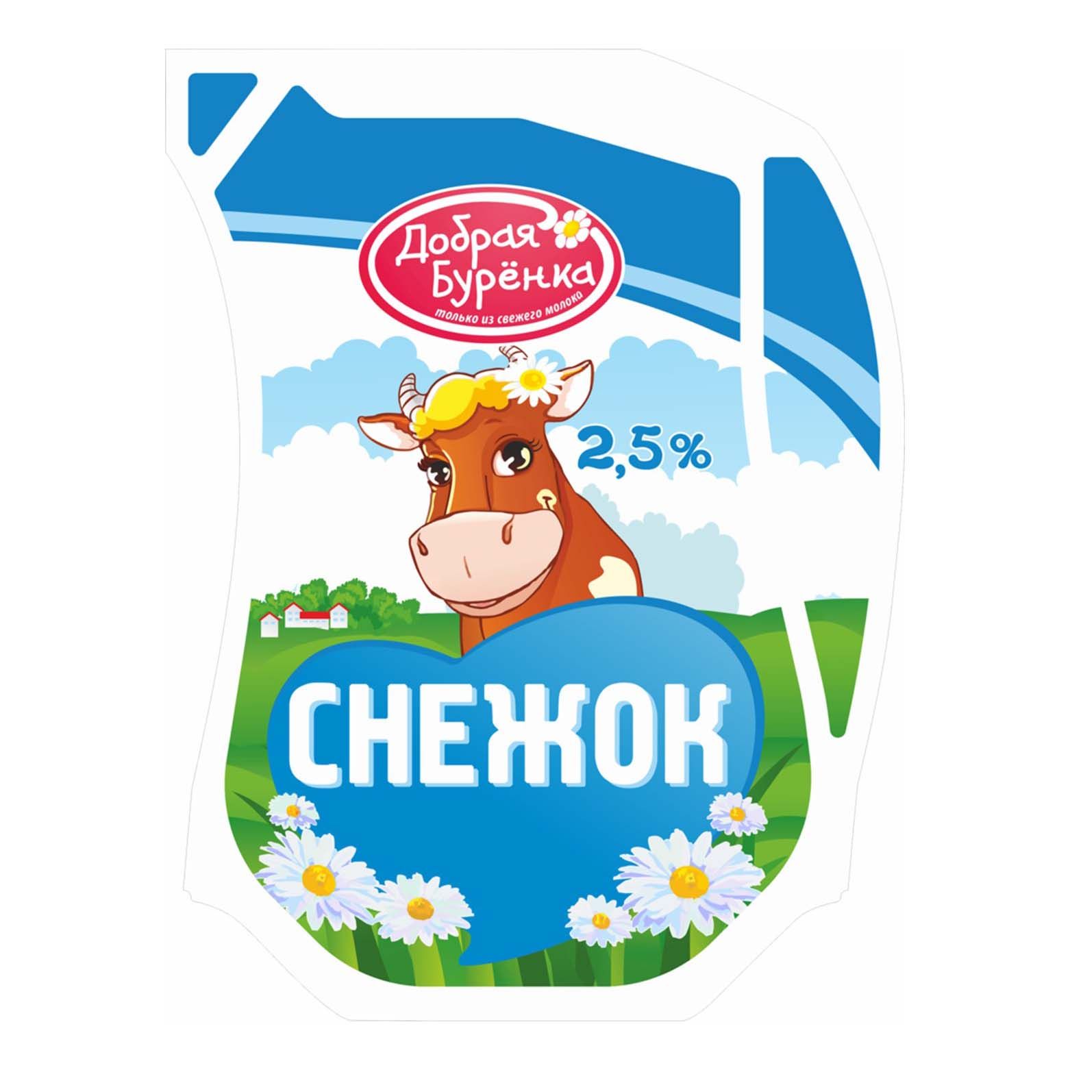 Снежок Добрая Буренка 0,9 л