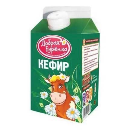 Кефир Добрая Буренка 0,45 л