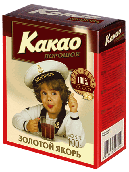Какао-порошок Золотой Якорь 100 г